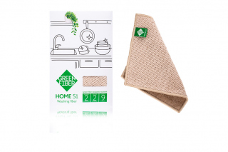 Green Fiber HOME S1, Файбер для мытья посуды, бежевый